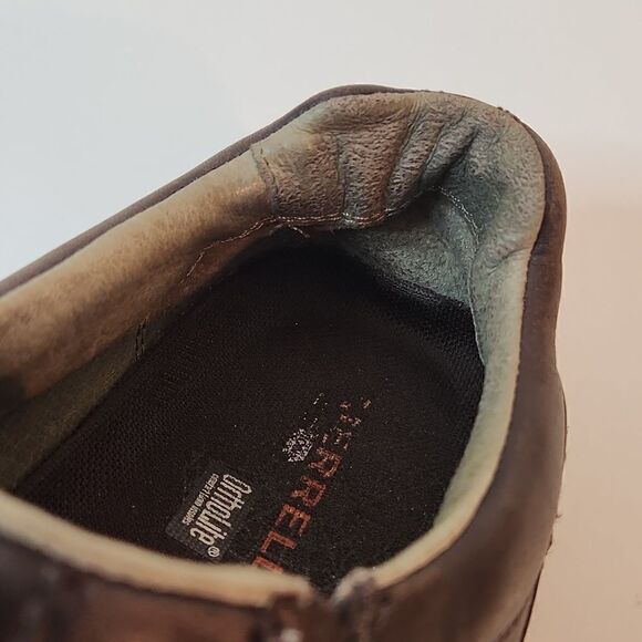 Merrell World Legend Stollen J45051 Men’s Size 8 Pebbled Brown Leather Loafers - Picture 10 of 15